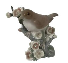 Lladro Nightingale Bird Figurine #1226 Retired 3.75