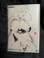 Lady Death Demonic Omens #1 Hush Pearl Linen Edition Limited To 50 Billy Tucci picture