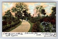 Lancaster PA-Pennsylvania, Scene In Long Park, Antique, Vintage c1906 Postcard picture