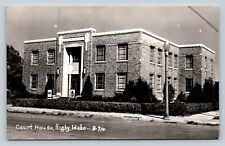 RPPC Court House In Rigby Idaho Exterior VINTAGE Postcard By Cecil C. Nixon picture