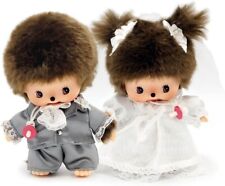 Monchhichi Bebichhichi Wedding Doll Set Sekiguchi Plush Doll Stuffed Toy Gift picture