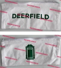 Deerfield Academy Deerfield Massachusetts Canvas Money Bag w/ Zipper 9” x 4” picture