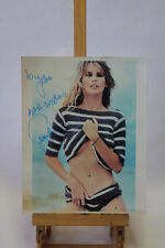 Claudia Schiffer Hand Signed 8x10 Photo Original Signature Guaranteed Authentic picture
