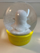 Snapchat Snappy Holidays Snow Globe Christmas Decor Ghost Yellow Snap VIDEO picture