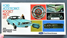 1974 FORD FACTORY CAR & TRUCK ACCESSORIES CATALOG ~ 26 PAGES picture