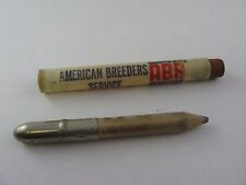 Vintage Bullet Pencil Advertising ABS American Breeders Service Genetics picture