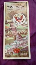 Vintage 1966-1967 AAA Visitor's Guide to Washington DC Annapolis Mount Vernon picture