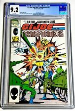 GI JOE and the TRANSFORMERS #1 CGC 9.2 White Pages Marvel Comics 1987 picture