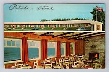 Pointe Au Pere QC-Quebec Canada, Motel Chateau De La Mer, Vintage Postcard picture