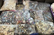 Vintage & Modern Mixed Buttons Lot 20-25 Lbs Metal Plastics Novelty Sets picture