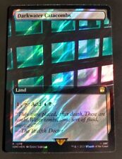MTG Doctor Who - Darkwater Catacombs - Surge Foil Extended Art Rare picture
