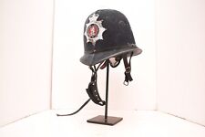 Vintage British Bobby Helmet Hat Warwickshire Constabulary Size 7 1/8 picture