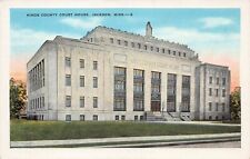 Jackson MS Mississippi Hinds County Court House Courthouse Vtg Postcard B9 picture