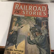 Railroad Stories Magazine 1935 September Fiction/True tales NG of Maine RI Locos picture