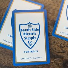 Vintage South Side Electric Supply Co. Controls Chicago, IL Full Deck Of Cards picture