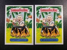 Anthony Bourdain No Reservations Spoof Garbage Pail Kids 2 Card Set picture