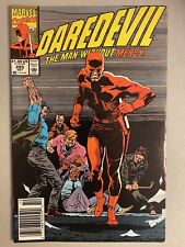 Daredevil 285, VF+ 8.5, Marvel 1990, Newsstand Bullseye, 1st Nyla Skin picture