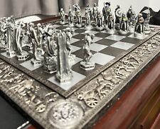 2021 Franklin Mint Lord of the Rings Chess Set & 17