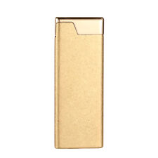 ZORRO Copper Slim Wind Resistant Card Lighter Flint Aura Glow Father Men gift picture