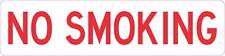 10x3 No Smoking Sticker Vinyl Business Sign Decal Stickers Signs Safety Decals picture