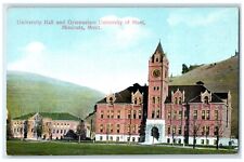 c1910 University Hall Gymnasium Exterior Building Missoula Montana MT Postcard picture