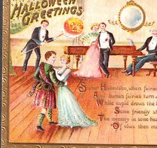 Antique 1913 Scottish Kilt Halloween Ball Dance Party Gottschalk 2171 PostCard picture