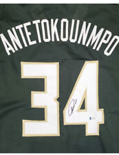 Giannis Antetokounmpo Jersey - Sports Memorabilia Autographed With Custom Frame picture