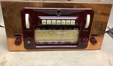 Vintage 1940s Midwest model 816 tube radio 1930-49 for repair, garbled reception picture