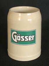 RARE Vintage 0.5 Liter Stoneware Gosser Bier Beer Stein Mug Goss Brewery picture