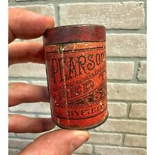 VINTAGE EARLY PEARSON'S RED TOP SNUFF ADVERTISEMENT TIN/VINTAGE TOBACCO CAN picture