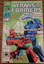 The Transformers 18 1986 marvel Comic Book In Sleeve picture