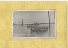 MO South Carrollton 1951 postcard Fishers Service Station RPPC real photo  picture