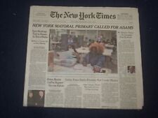 2021 JULY 7 NEW YORK TIMES - NEW YORK CITY MAYORAL PRIMARY CALLED FOR ADAMS picture