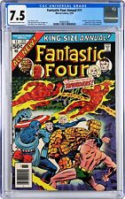 Fantastic Four Annual #11 CGC 7.5 (1976, Marvel) Jack Kirby Cover, Invaders app. picture