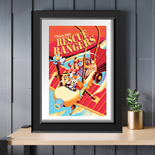 Disney Afternoon Rescue Rangers Chip Dale Monterey Jack Zipper Poster picture