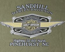 Vintage Harley Davidson T-Shirt Pinehurst North Carolina 2012 Size Large L picture