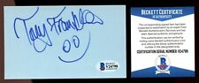 Tony Franklin signed autograph auto 3x5 card Bassist BAS Beckett Authenticated picture