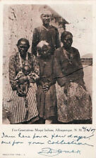 1907 Five Generations Moqui Indians Alberquerque, New Mexico Photo Postcard picture