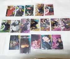 Jujutsu Kaisen Wafer card 2 17 type set without complete Total 20 cards BANDAI picture