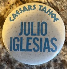 Julio Iglesias Caesars Tahoe 3” Button/Pinback picture