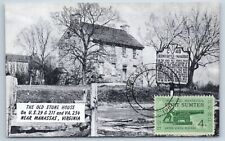 Postcard The Old Stone House Near Manassas Virginia Maximum Card Maxicard picture