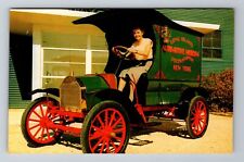 Southampton NY-New York, 1911 Brush Delivery Car, Antique Vintage Postcard picture