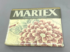 Vintage Martex Twin Flat Sheet East Wind No Iron Percale Floral 90's Farmhouse picture