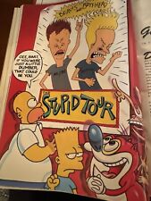 Extremely Rare 1994 Print Ad THE SIMPSONS x BEAVIS & BUTTHEAD 90s Art Decor picture