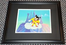 THE NEW ADVENTURES OF MIGHTY MOUSE PRODUCTION CEL ON PRODUCTION BACKGROUND 1979 picture