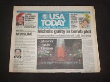 1997 DECEMBER 24-25 USA TODAY NEWSPAPER - NICHOLS GUILTY IN BOMB PLOT - NP 7897 picture