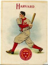 1910 HARVARD UNIVSERSITY Baseball Batter LG Murad tobacco silk S21 VG picture