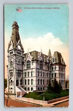 Portland OR- Oregon, Lincoln High School, Antique, Vintage c1910 Postcard picture