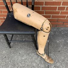 White Caucasian Prosthetic Left Whole Leg from Thigh to Foot 34