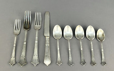 9 Pc Set Santa Fe Railroad Dining Car Flatware Set, Knife, 3 Forks, 5 Spoons picture